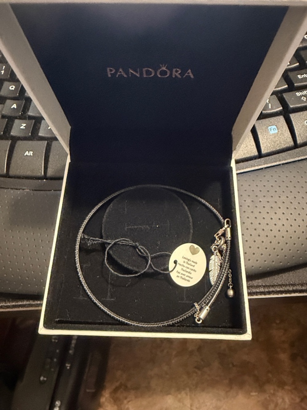 Pandora Talisman Cord Necklace